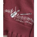 音楽刺繍ショートニットカーディガン | axes femme | 詳細画像4