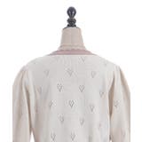 ハート透かし編みニットカーディガン | axes femme | 詳細画像19