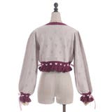 ハート透かし編みニットカーディガン | axes femme | 詳細画像23