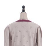 ハート透かし編みニットカーディガン | axes femme | 詳細画像27