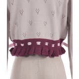 ハート透かし編みニットカーディガン | axes femme | 詳細画像28