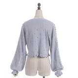 フリルラメニットボレロ | axes femme | 詳細画像6