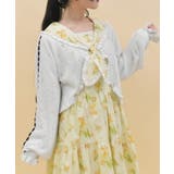 生成り | フリルラメニットボレロ | axes femme