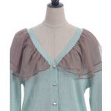 チュールフリルＵＶカットカーディガン | axes femme | 詳細画像25 