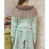 チュールフリルＵＶカットカーディガン | axes femme | 詳細画像3 