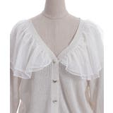 チュールフリルＵＶカットカーディガン | axes femme | 詳細画像8 