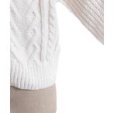 レースアップモールニットカーディガン | axes femme | 詳細画像16 