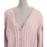 レースアップモールニットカーディガン | axes femme | 詳細画像29 