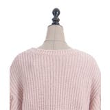 レースアップモールニットカーディガン | axes femme | 詳細画像31 