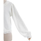 ラメシャギーフリルニットカーディガン | axes femme | 詳細画像19