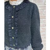 ラメシャギーフリルニットカーディガン | axes femme | 詳細画像5