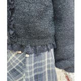 ラメシャギーフリルニットカーディガン | axes femme | 詳細画像6