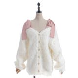 ウェーブファーニットカーディガン | axes femme | 詳細画像15 