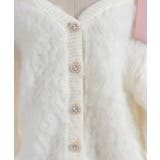 ウェーブファーニットカーディガン | axes femme | 詳細画像18 