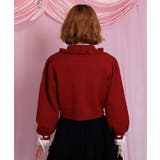 袖口レース衿付きニットカーディガン | axes femme | 詳細画像3 