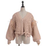 編み上げ×チュールフリルカーディガン | axes femme | 詳細画像14 