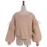 編み上げ×チュールフリルカーディガン | axes femme | 詳細画像16 