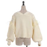 編み上げ×チュールフリルカーディガン | axes femme | 詳細画像21 