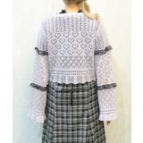 透かし編みサマーニットカーデ | axes femme | 詳細画像3