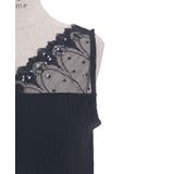 吸水速乾チュールレースタンク | axes femme | 詳細画像22 