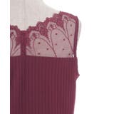 吸水速乾チュールレースタンク | axes femme | 詳細画像32 