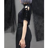バイカラー肩あきカットプルオーバー | axes femme | 詳細画像2 