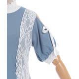バイカラー肩あきカットプルオーバー | axes femme | 詳細画像27 