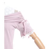 リボンデザイン肩あきプルオーバー | axes femme | 詳細画像22