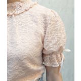 総レースパフ袖プルオーバー | axes femme | 詳細画像9 
