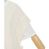 ニットベスト×半袖Tセット | axes femme | 詳細画像22