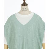 ニットベスト×半袖Tセット | axes femme | 詳細画像26