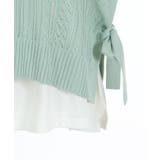 ニットベスト×半袖Tセット | axes femme | 詳細画像27