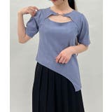 ラベンダー | 前後2WAYイレヘムトップス | axes femme