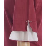 楊柳シフォン袖メロープルオーバー | axes femme | 詳細画像14