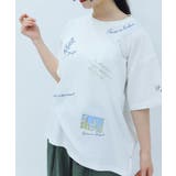 吸水速乾ランダム鈴蘭刺繍T | axes femme | 詳細画像10