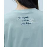 吸水速乾ランダム鈴蘭刺繍T | axes femme | 詳細画像13