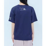 吸水速乾ランダム鈴蘭刺繍T | axes femme | 詳細画像3