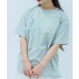 グリーン | 吸水速乾ランダム鈴蘭刺繍T | axes femme