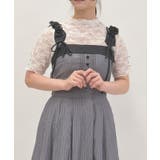 白 | ローズ付レーストップス | axes femme