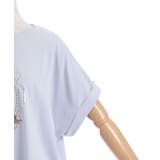 接触冷感天体柄プリントＴ | axes femme | 詳細画像14 