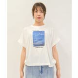 接触冷感天体柄プリントＴ | axes femme | 詳細画像2 