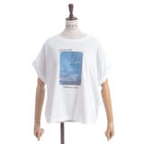 接触冷感天体柄プリントＴ | axes femme | 詳細画像27 