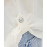 接触冷感天体柄プリントＴ | axes femme | 詳細画像7 