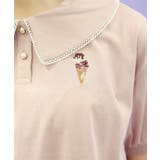 アイスクリーム刺繍襟付プルオーバー | axes femme | 詳細画像5