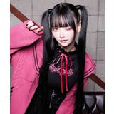 黒 | サキュバスフレア袖プルオーバー | axes femme