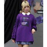 パープル | ノーティーベアーカットプルオーバー | axes femme
