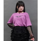 ピンク | 2way袖メッシュプルオーバー | axes femme
