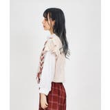 ニットベスト付カットプルオーバー | axes femme | 詳細画像2