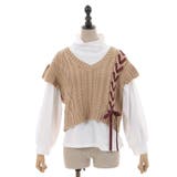 ニットベスト付カットプルオーバー | axes femme | 詳細画像23