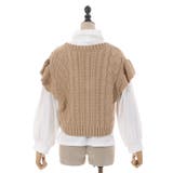 ニットベスト付カットプルオーバー | axes femme | 詳細画像25